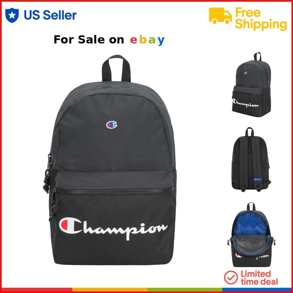 Black Polyester 25L Manuscript Backpack with Laptop Pocket for School & Sports