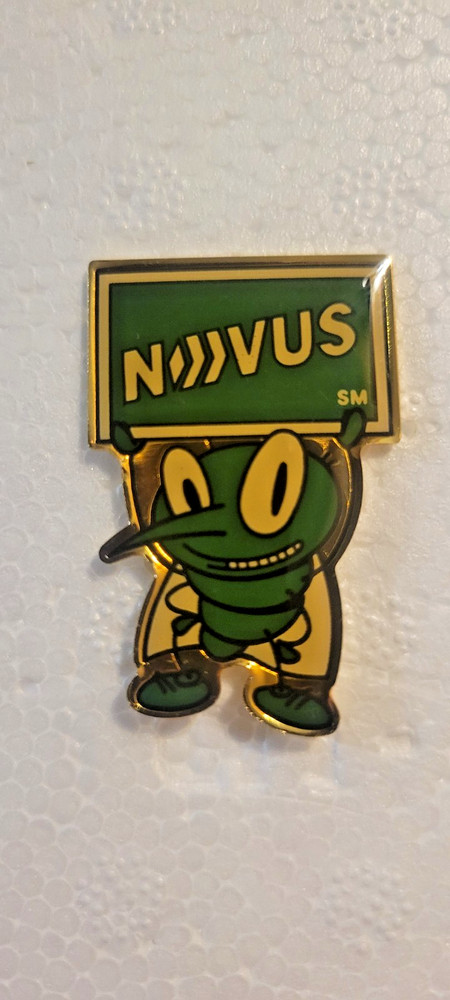 Novus Green Bug Lapel Pin