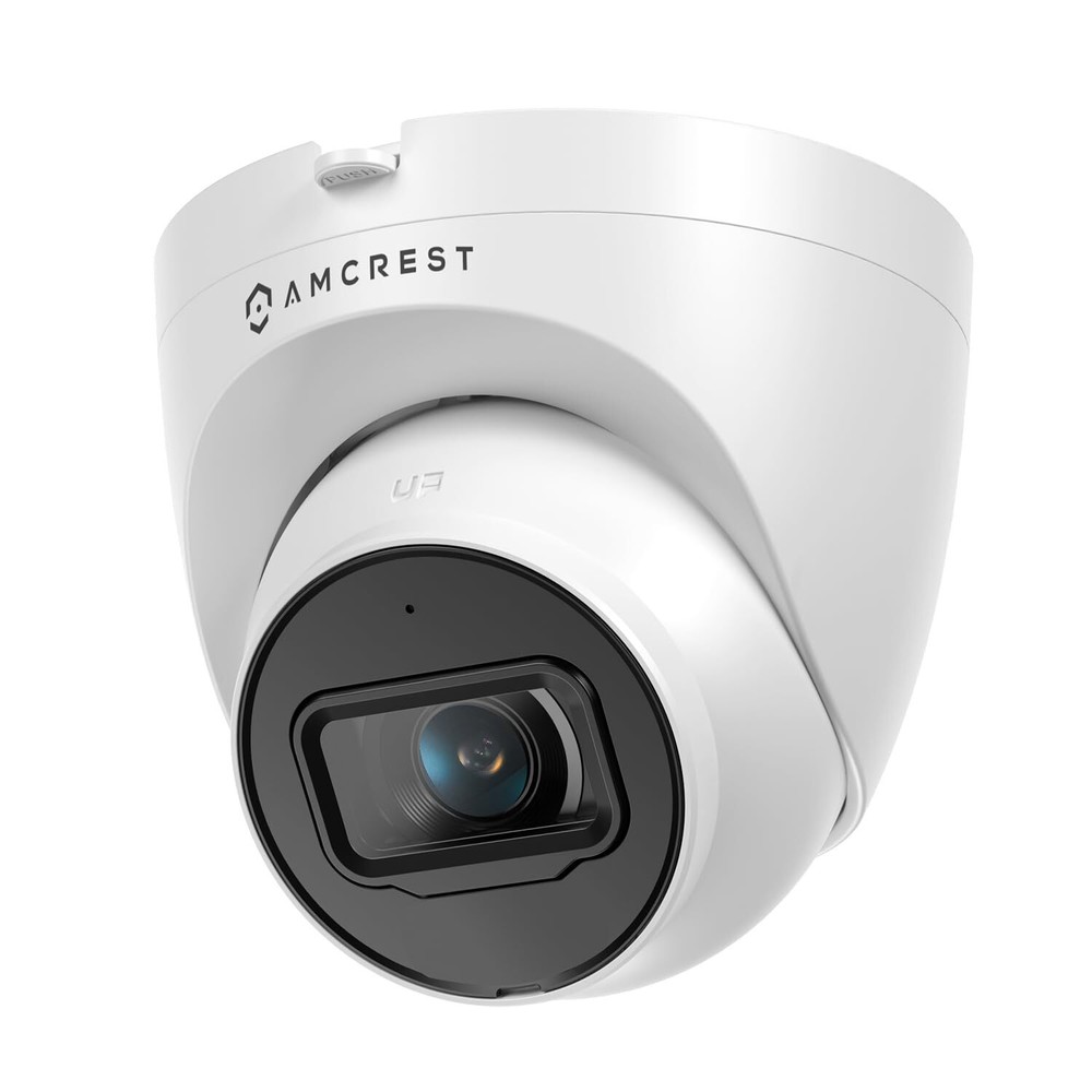 UltraHD 4K (8MP) Outdoor Security IP Turret PoE Camera, 3840x2160, 98ft Night...