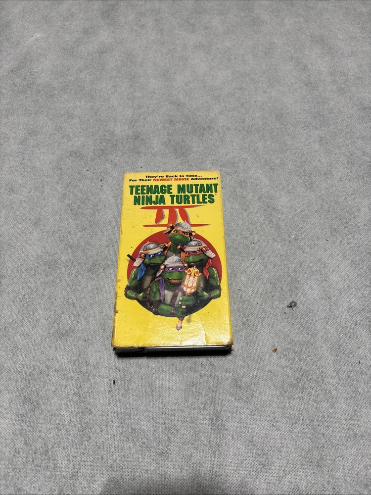 Teenage Mutant Ninja Turtles 3 VHS