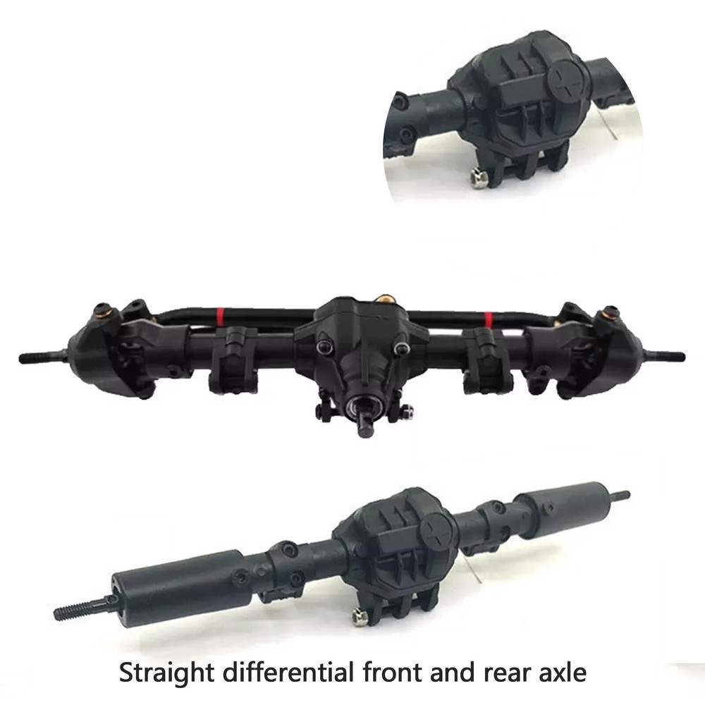 1/10 RC Car Front + Rear Axle For AXIAL SCX10 II 90046 AR44 90047 RC Crawler Car