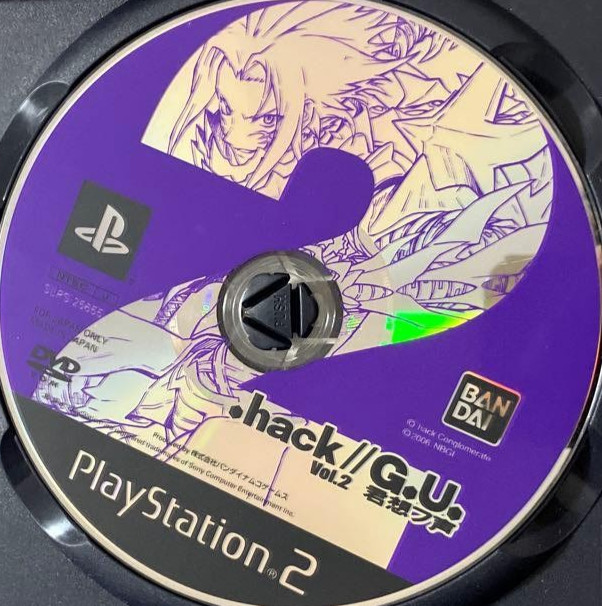 .Hack G.U. Vol. 2 Reminisce PS2 Disc Only Used Tested Japanese ver Used Tested