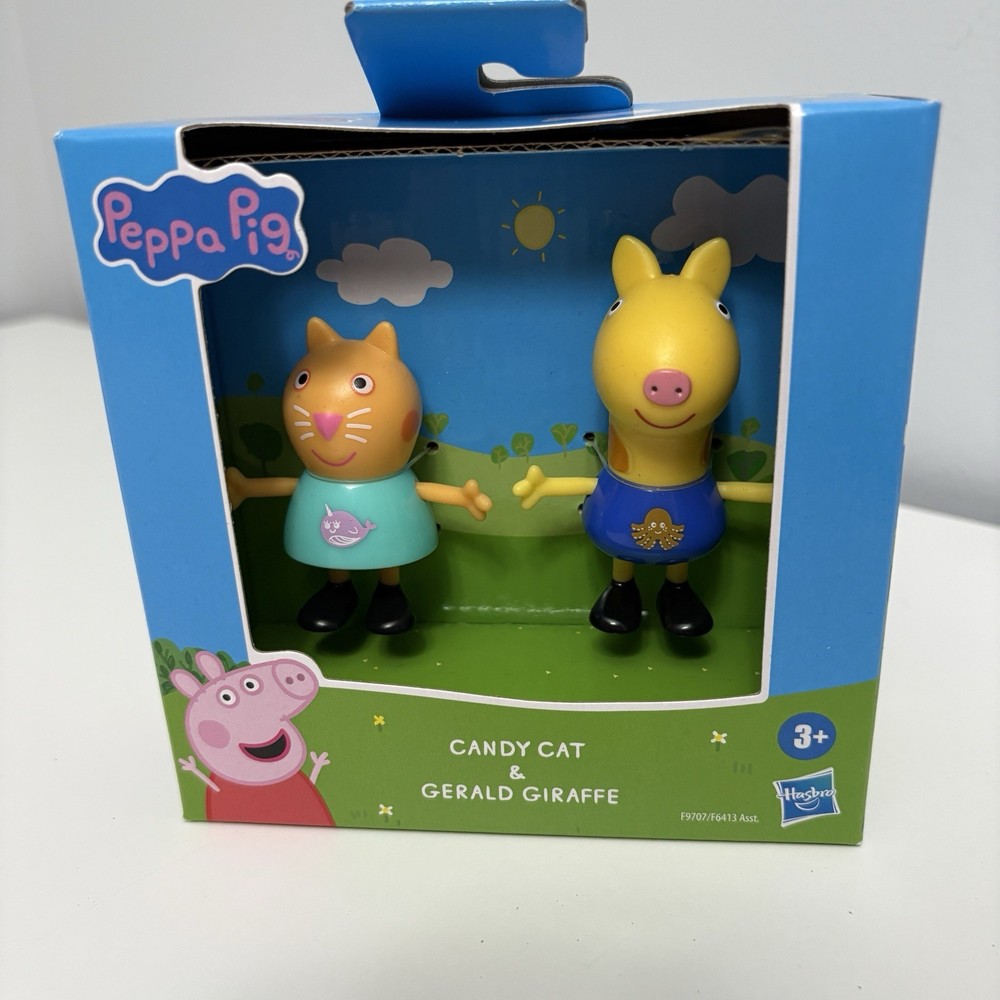 Peppa Pig CANDY CAT & GERALD GIRAFFE Figures 2.5