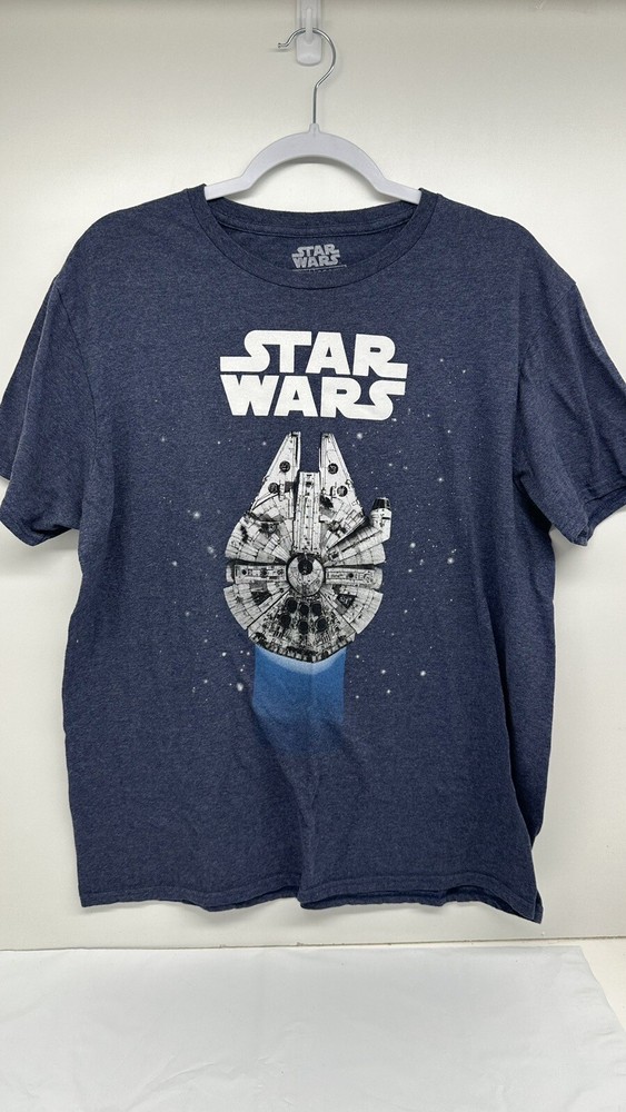 MAD Engine Star Wars Mens T Shirt Size L Millenium Falcon!