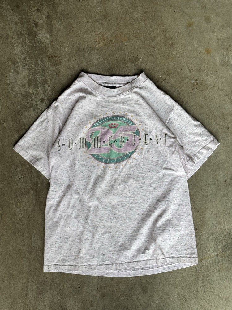 Vintage 90s Summerfest Graphic T-Shirt 1992 Holoubek Size M