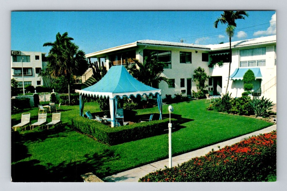 Ft Lauderdale FL-Florida, Gazebo Hotel, Advertising, Vintage Postcard