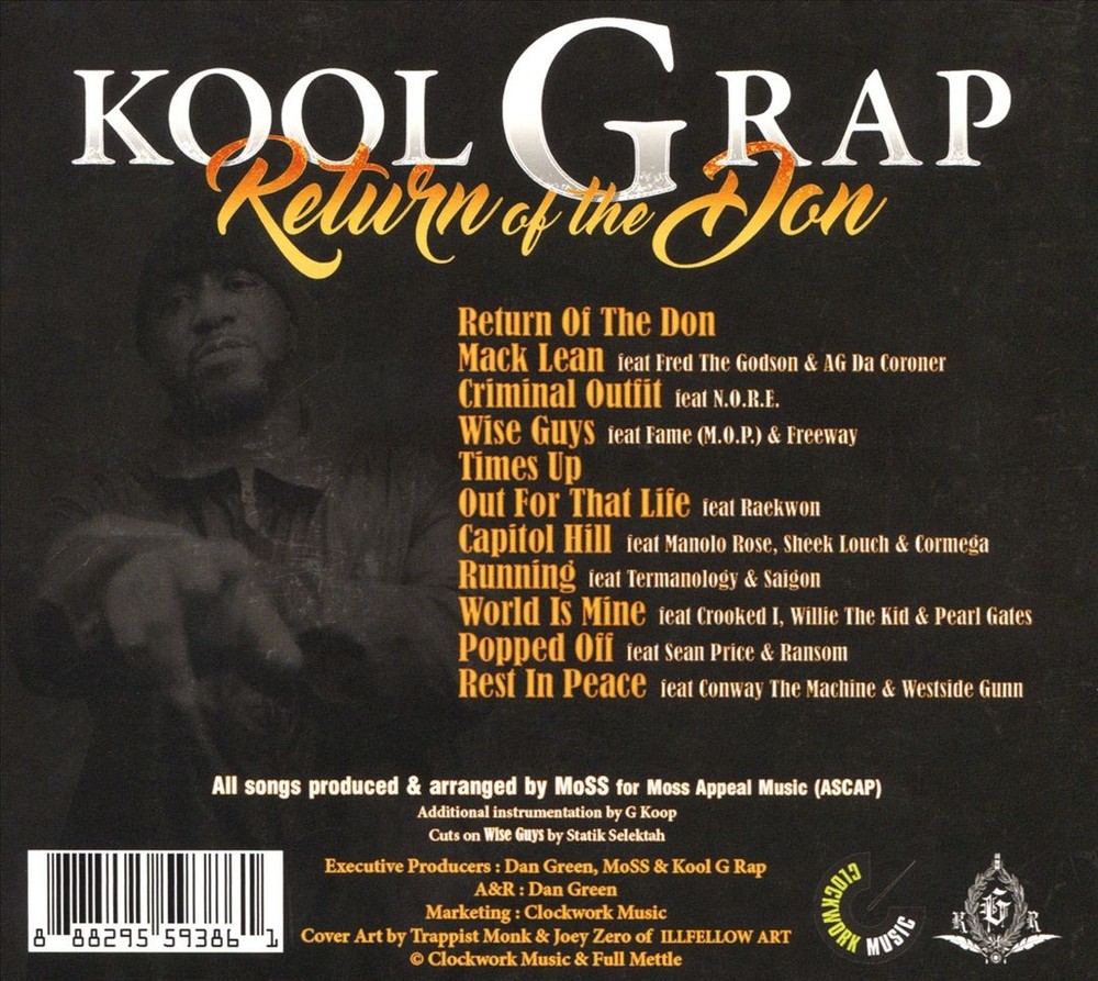 Kool G Rap Return Of The Don New Cd