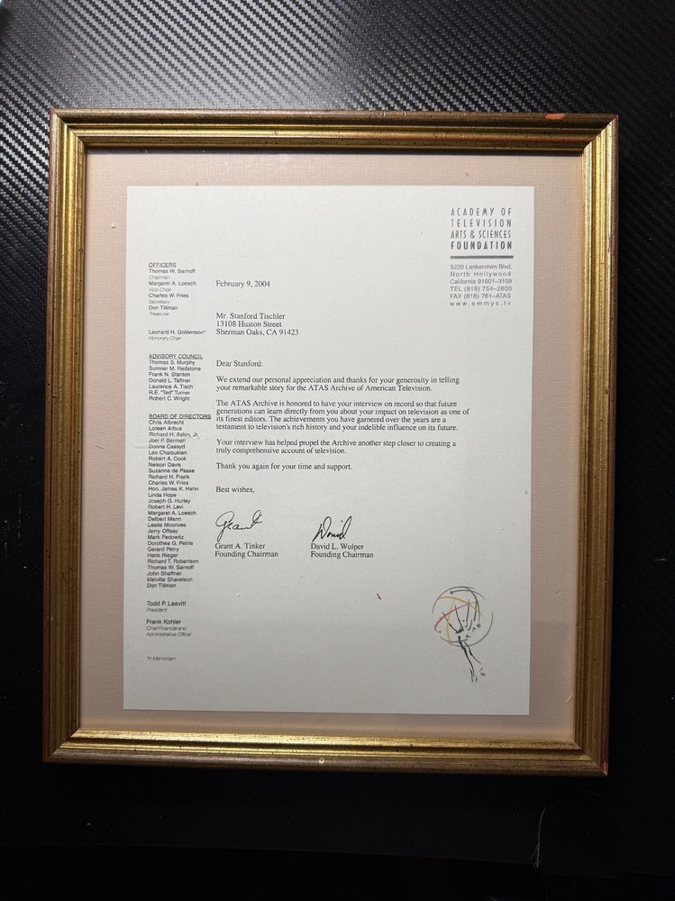 Original 2004 Academy of Television Arts & Sciences Foundation Letter-image