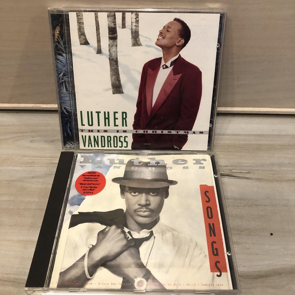 Luther Vandross 2 CD LOT Songs $ This Is A Christmas 🎄VG  CD 💿 R&B Soul