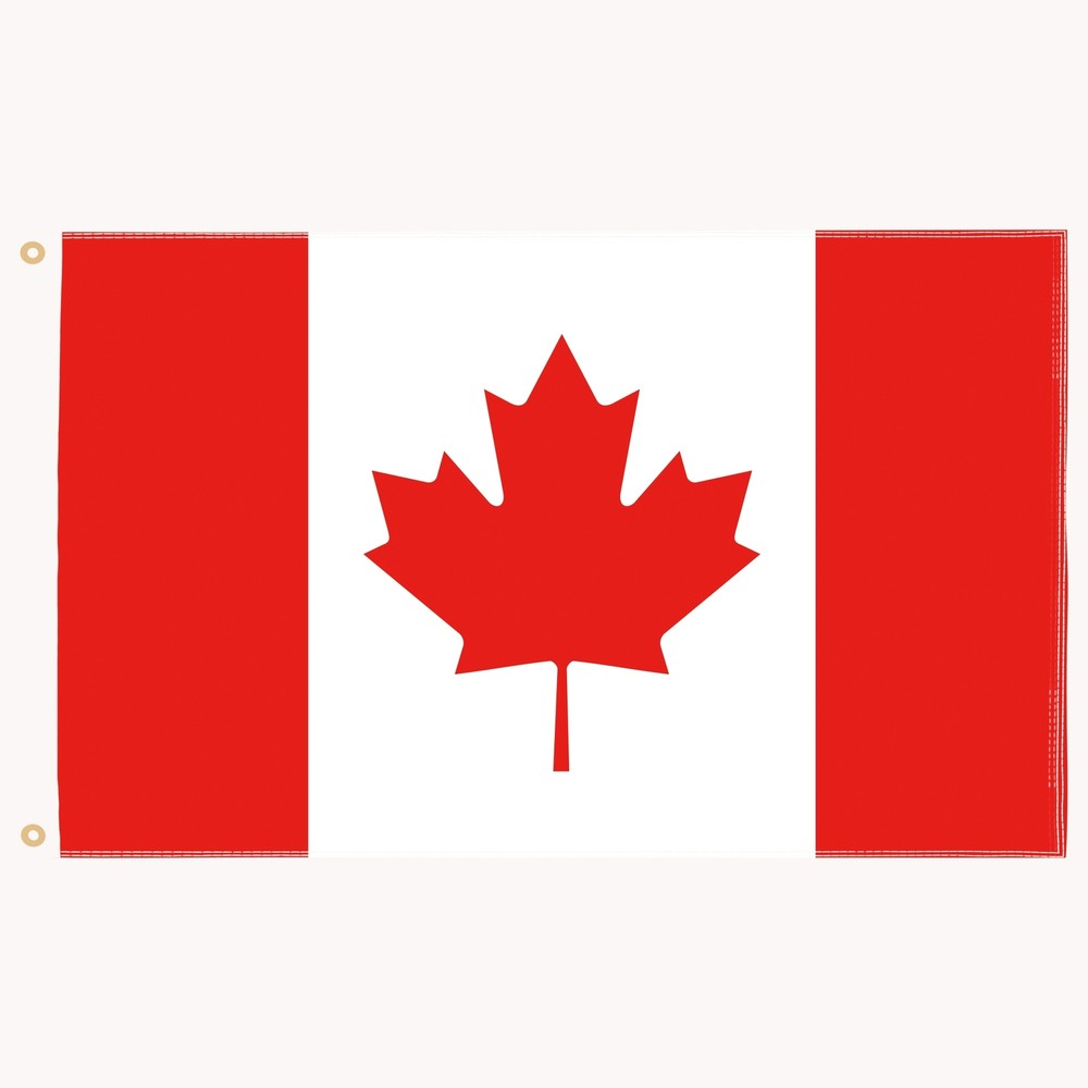 3x5 FT Canada Flag Polyester Indoor Outdoor Double Stitched Durable