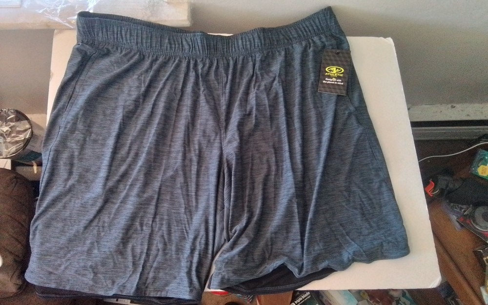 Athletic Works Men's DriWorks Athletic Knit Jersey Shorts (Choose Size & Color)