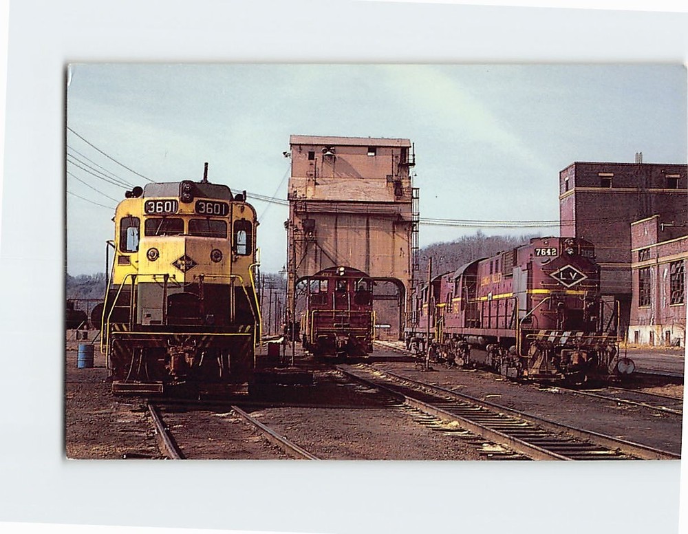 Postcard Lehigh Valley Railroad Pennsylvania USA