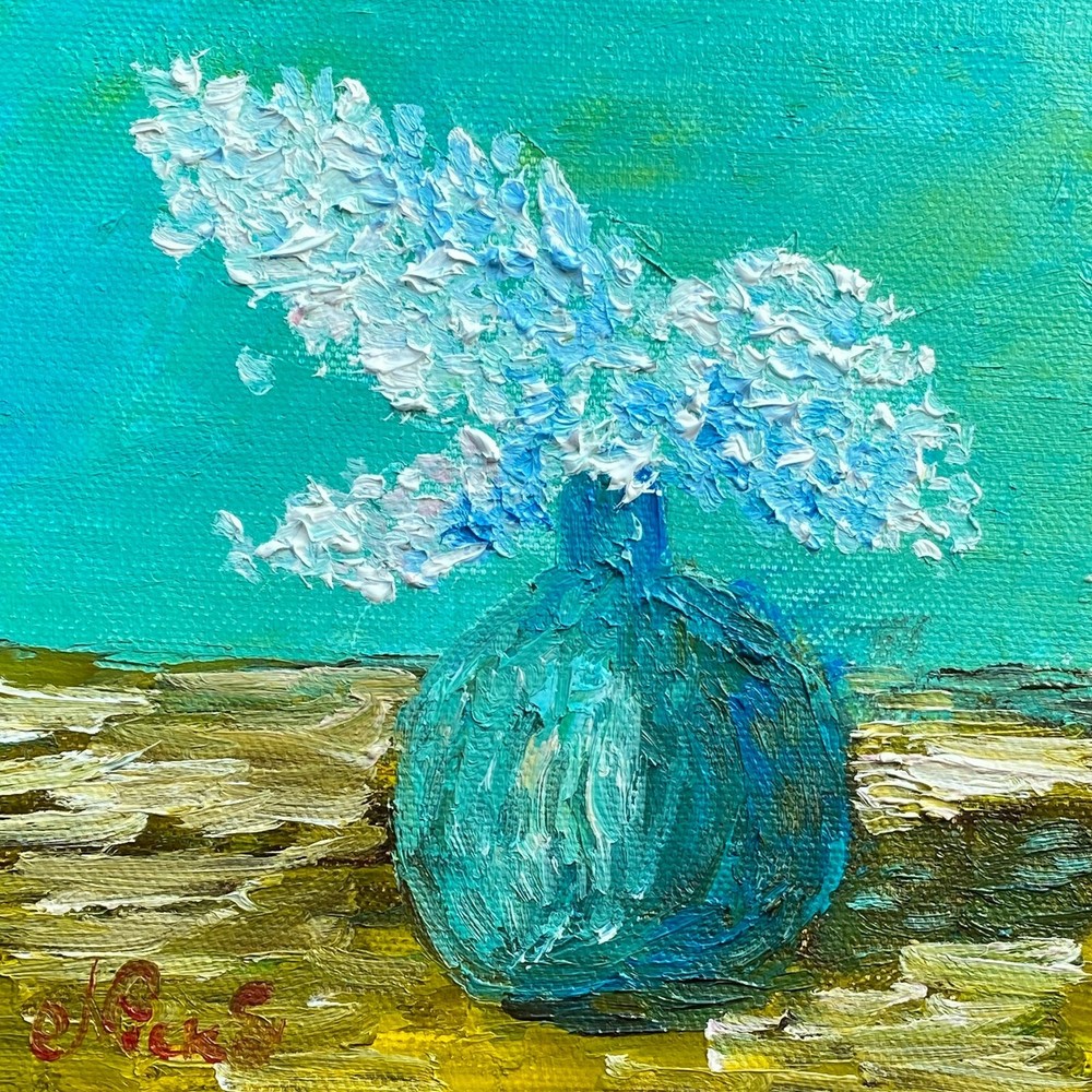 Captivating Oil Painting. Original. Still Life. Handmade Impressionist Art