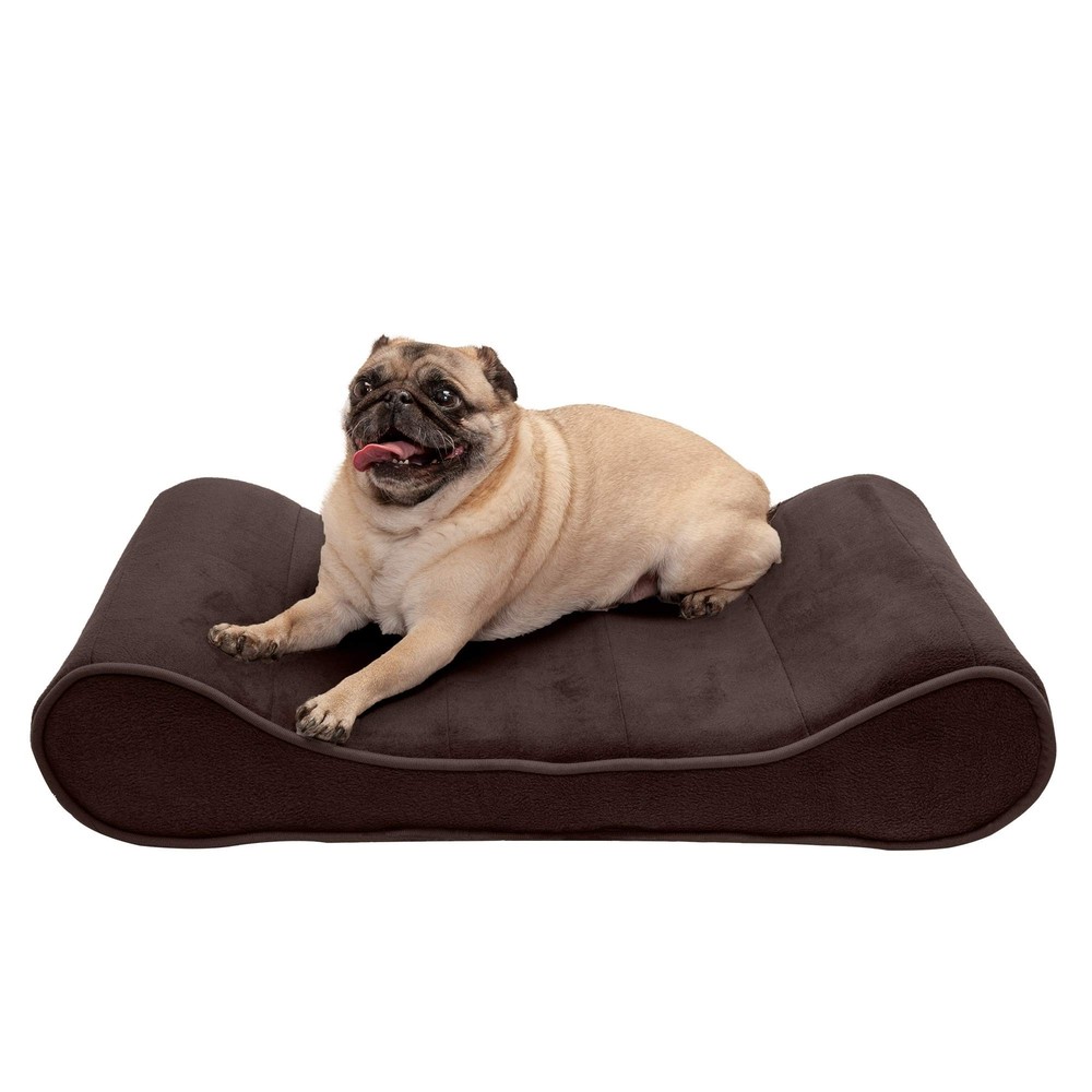 Furhaven Memory Foam Dog Bed for Medium/Small Dogs w/ Removable Washable Cove...