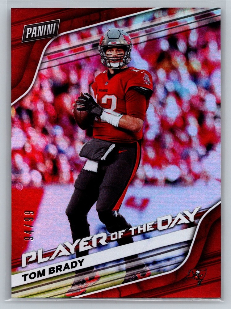 2020 PANINI #1 TOM BRADY PLAYER OF THE DAY 94/99 HOLO FOIL