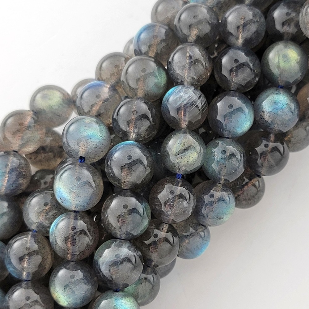 Labradorite Beads Top Quality Rare Flash Gemstone Natural Smooth 6mm 8Mm
