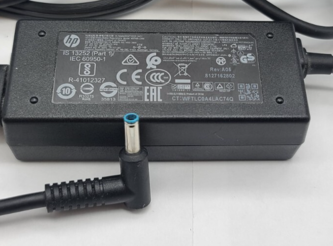 HP 45W Genuine OEM AC Adapter 19.5V 2.31A Blue Tip 740015-002-image