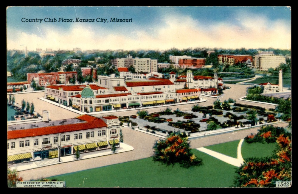 Postcard Country Club Plaza, Kansas City