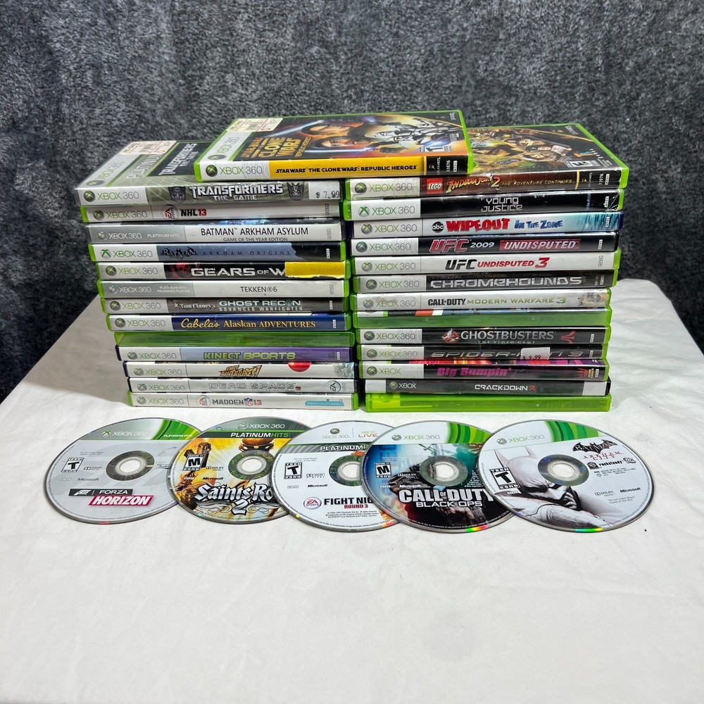 Xbox 360 Game Bundle Lot of 30 Video Games Sports Bulk Wholesale