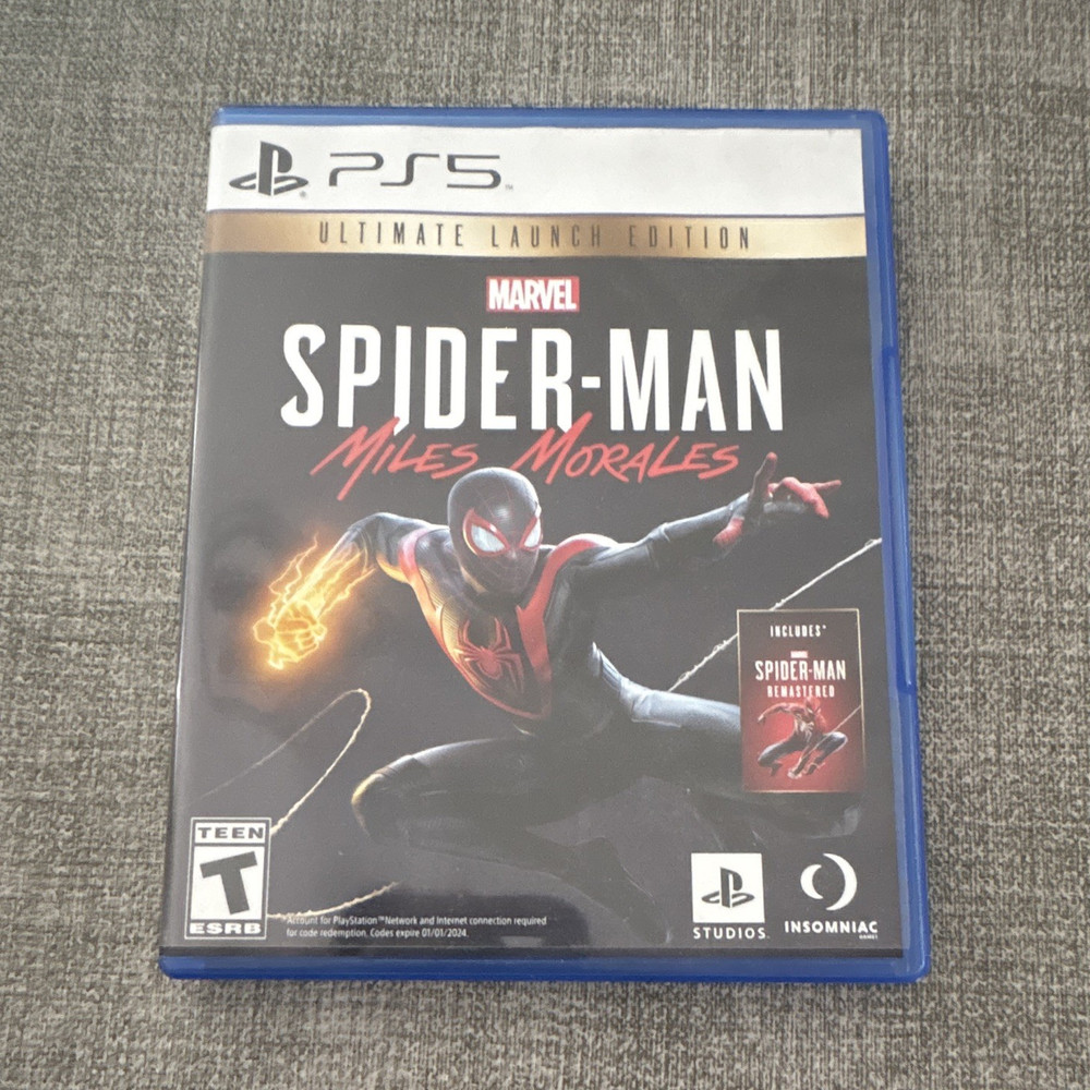 Marvel's Spider-Man: Miles Morales Ultimate Launch Edition PS5. TESTED AND WORKS