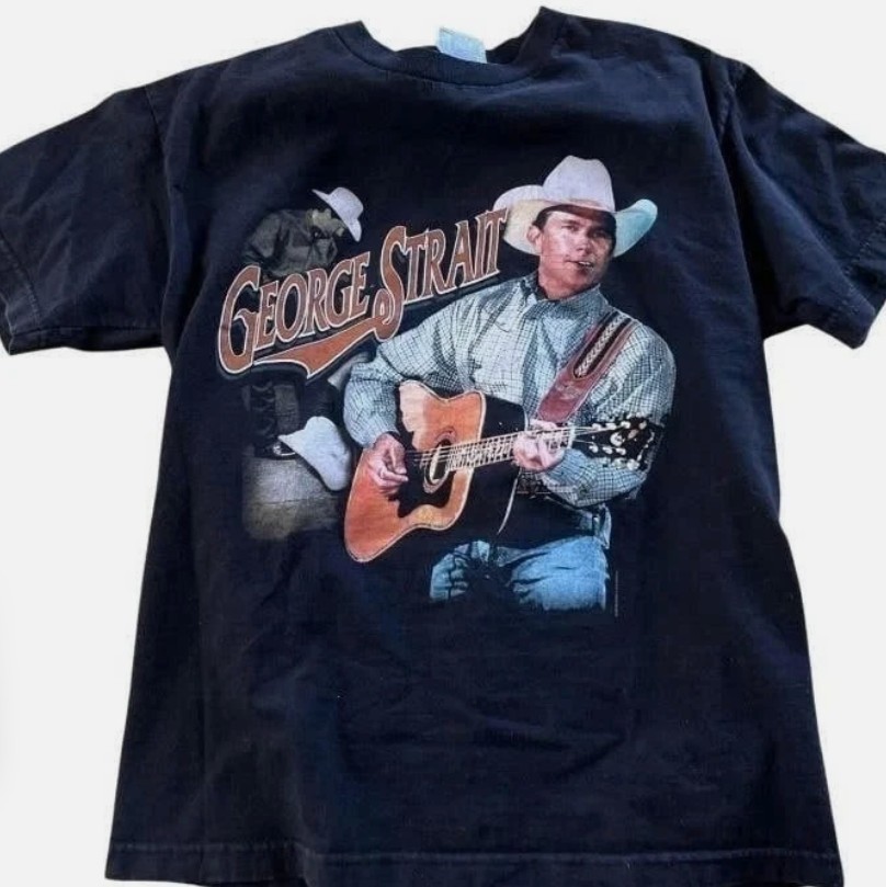 George Strait Vintage 2002 T-Shirt, Country Music T-Shirt, Music Band Cotton Tee