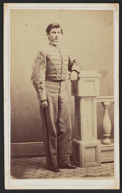 Sergeant Thomas Gordon Hayes, VMI cadet, of Co. A, 17th Virginia Infantry Regim