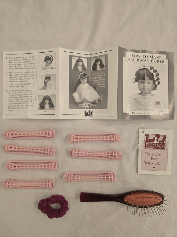 American Girl Pleasant Company 18-inch Doll Hair Care Kit Curls Set