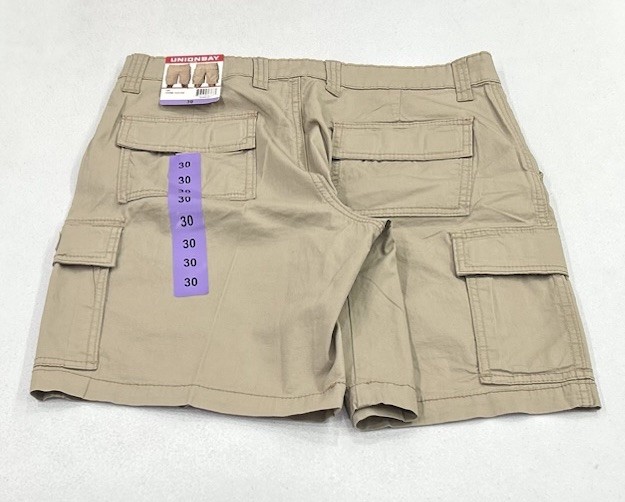 Unionbay Men's Cargo Shorts, Tan, Size 30