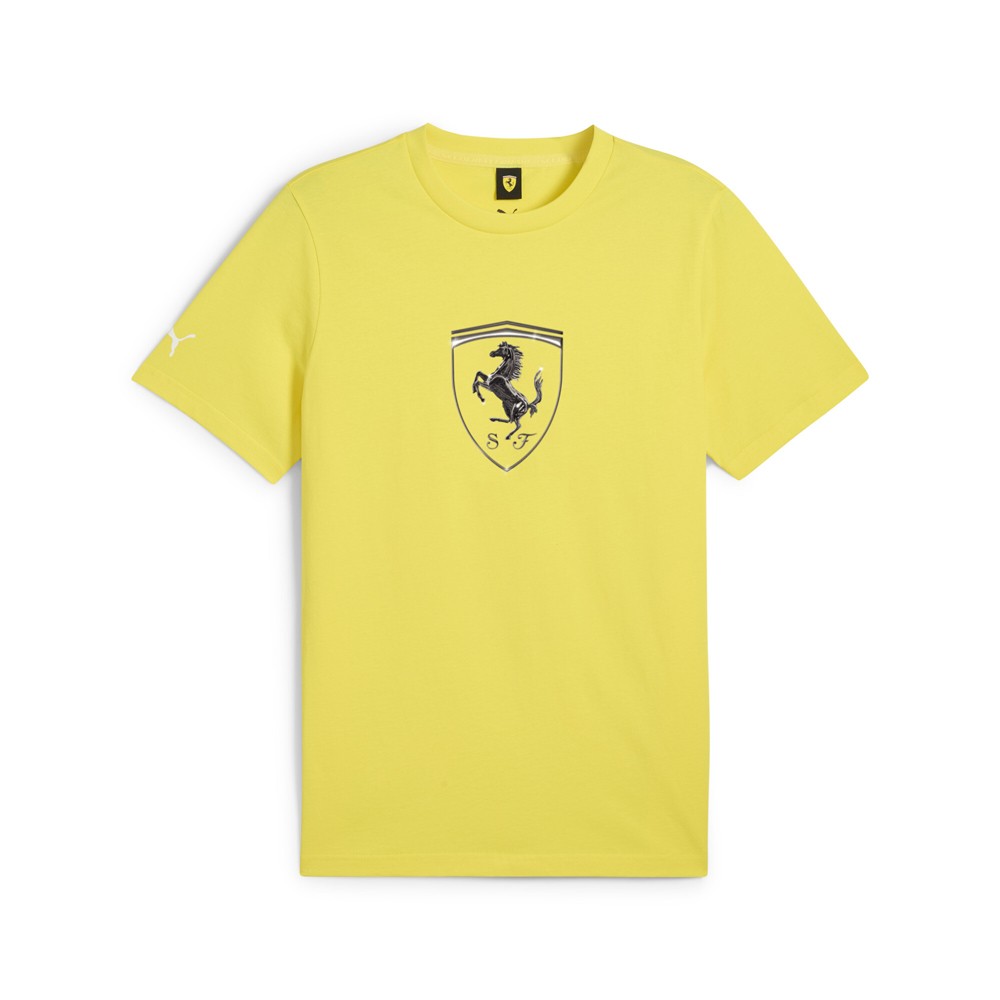 PUMA Scuderia Ferrari Race Tonal  Shield Crew Neck Short Sleeve T-Shirt Mens Siz