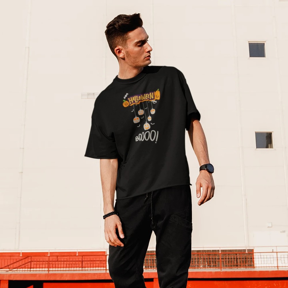 Men's Comfortable Fit T-Shirt | Round Neck, Halloween Special Printed Design