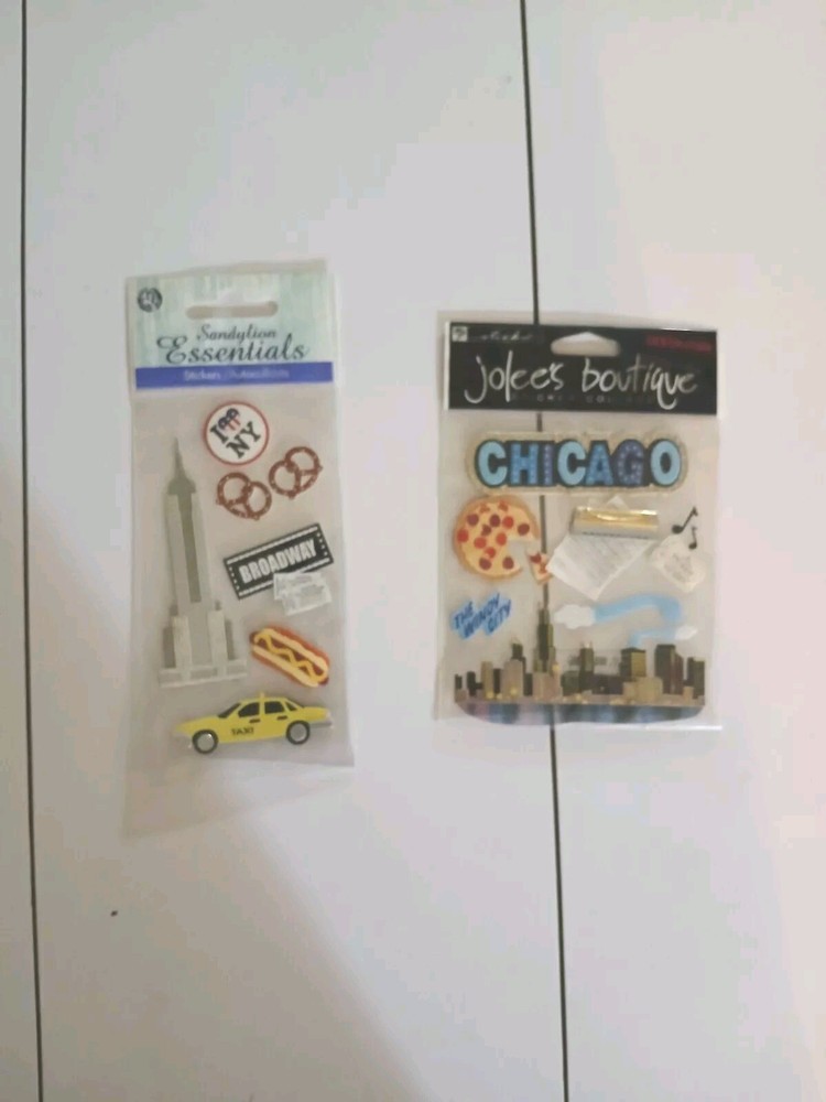 Scrapbooking Sticker Packs **NEW YORK & CHICAGO** NEW!!