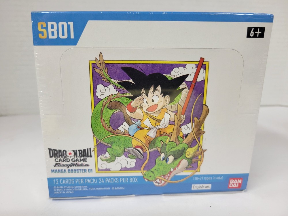 Sealed Sb01 - Dragon Ball Fusion World Card Game Manga Booster Sb01 English Box