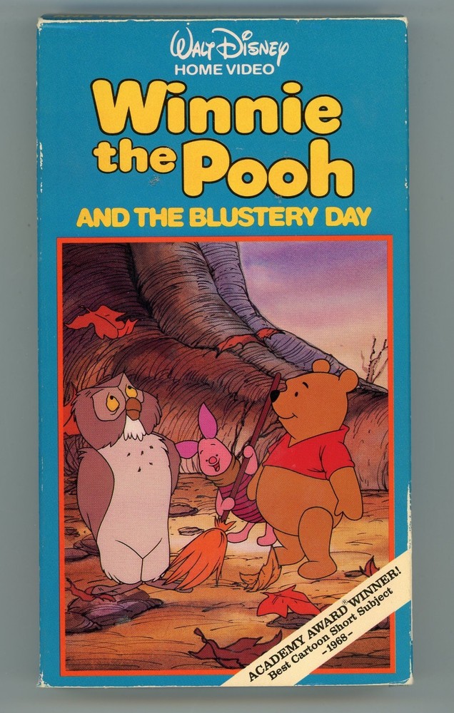 Winnie the Pooh, VHS, Preowned, And The Blustery Day, 1968, Tested, Annimation