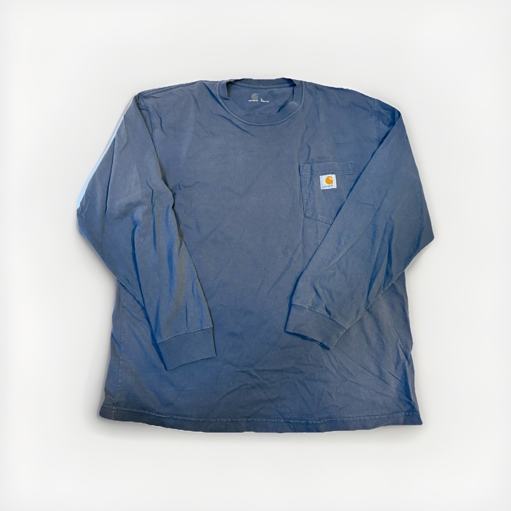 Carhartt Men's Workwear Pocket T-shirt - Navy, XL (K87)