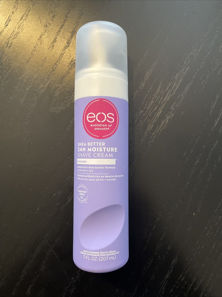 EOS Shea Butter Lavender Shaving Cream for Women Hydrating Smooth Skin  