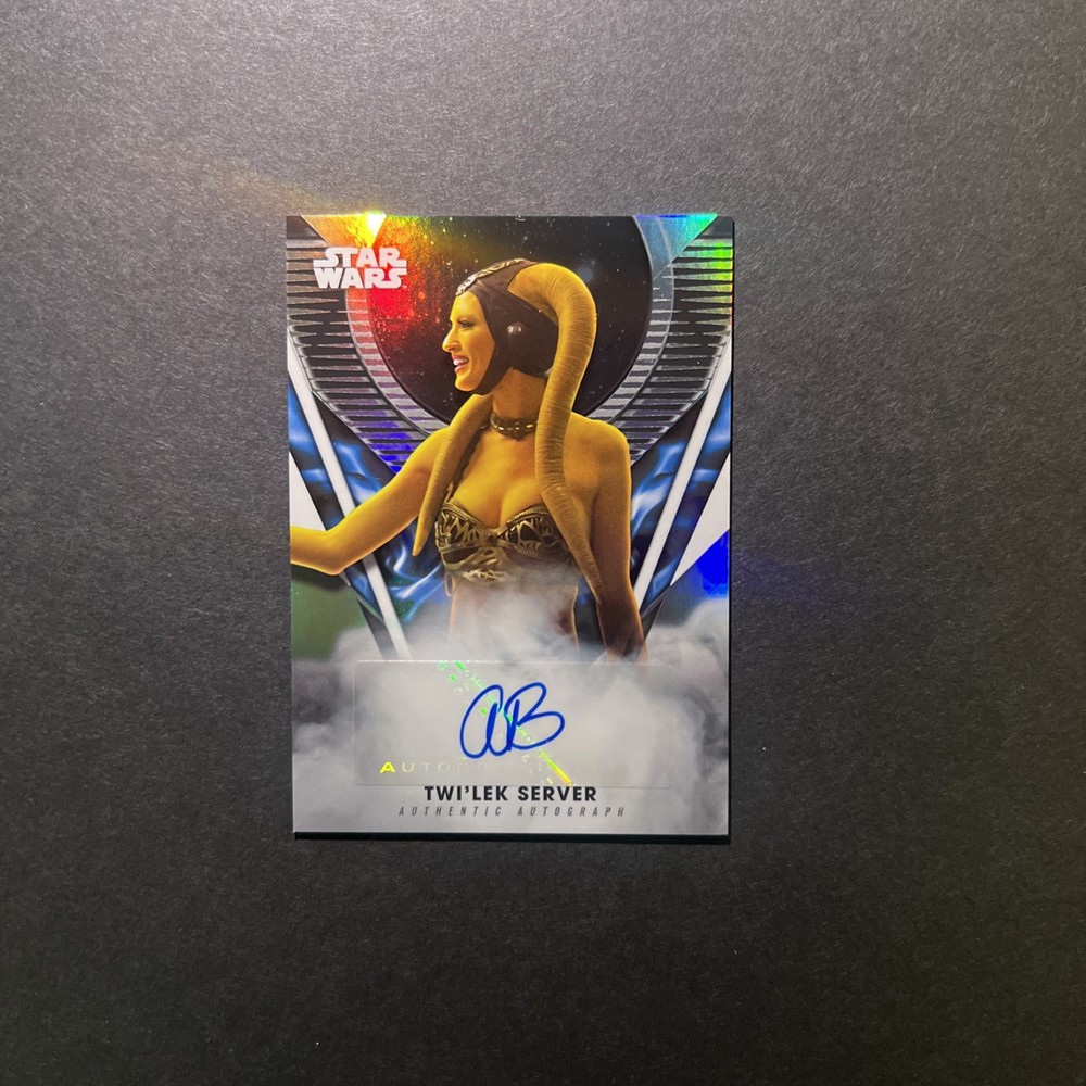 2023 Star Wars Signature Series Auto #A-ABA Andrea Bartlow as Twi'lek Server