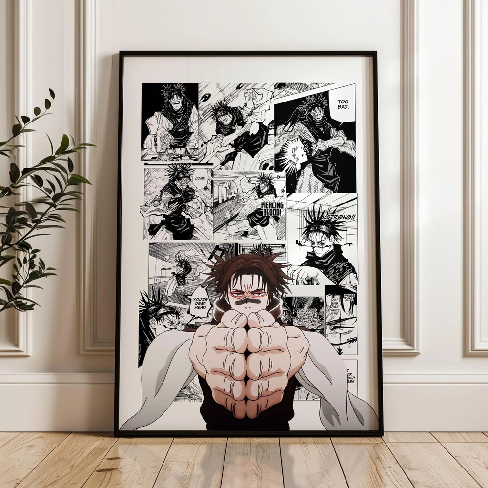 Choso Poster JJK Curated Manga Panels Anime Lovers Wall Art Print All Sizes