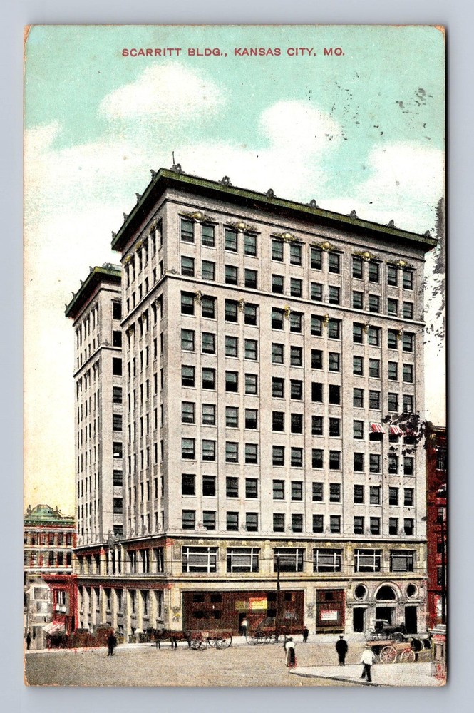 Kansas City MO-Missouri Scarritt Building Vintage c1908 Postcard Post