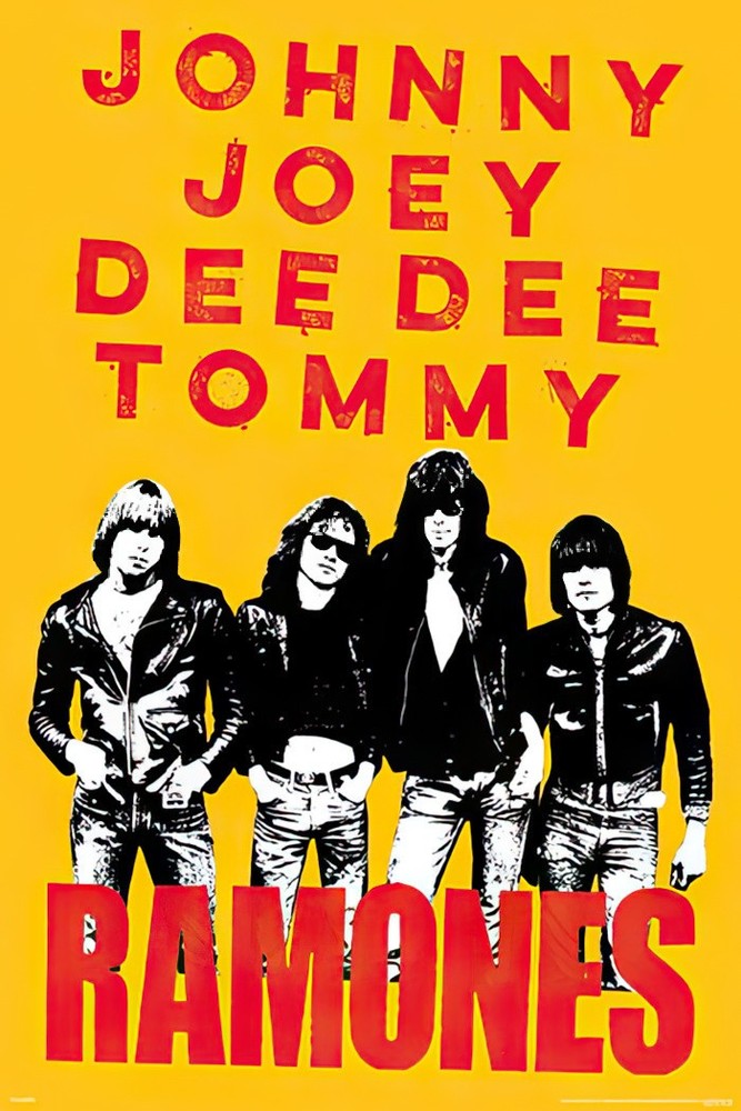 Ramones - Music Poster (Johnny, Joey, Dee Dee & Tommy) (Size: 24