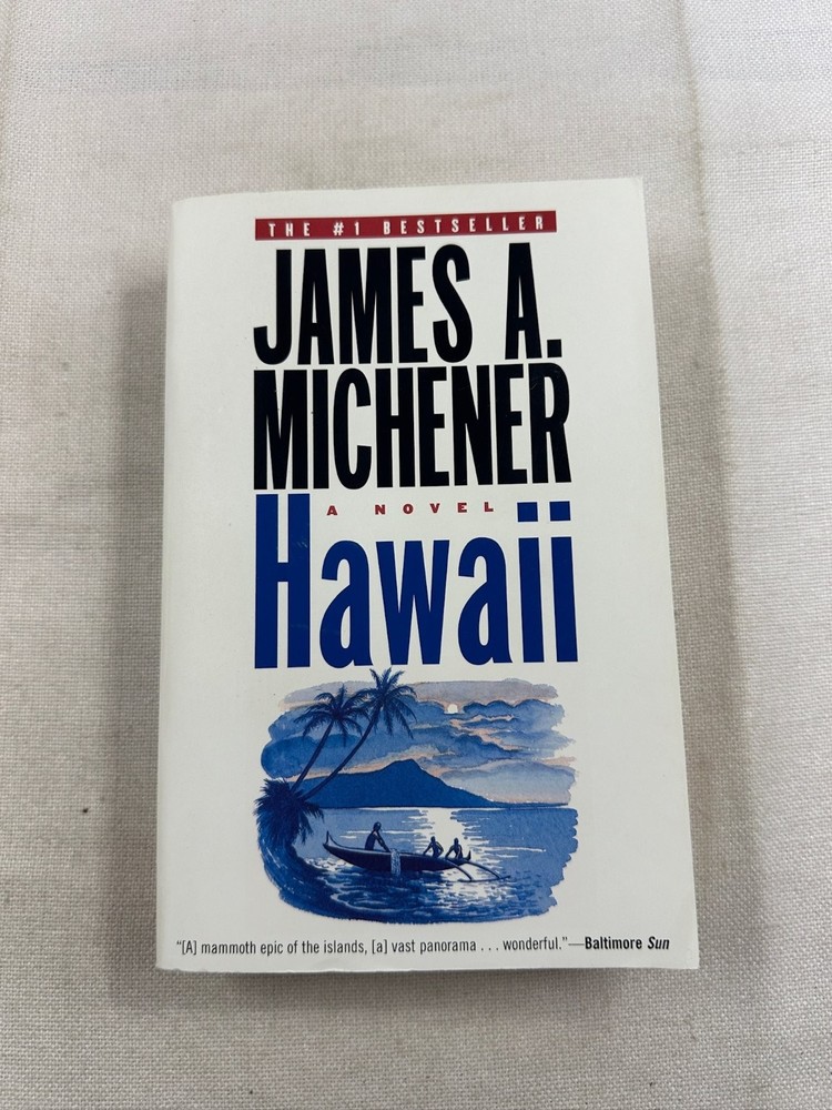 Hawaii James A. Michener 2000 Paperback Novel Historical Fiction Random House