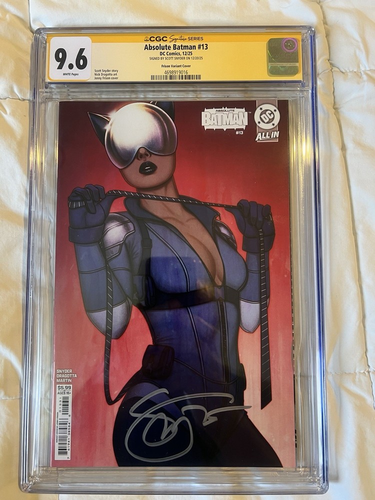 Absolute Batman #13 | Cover C Jenny Frison Variant | Signed Snyder | CGC SS 9.6