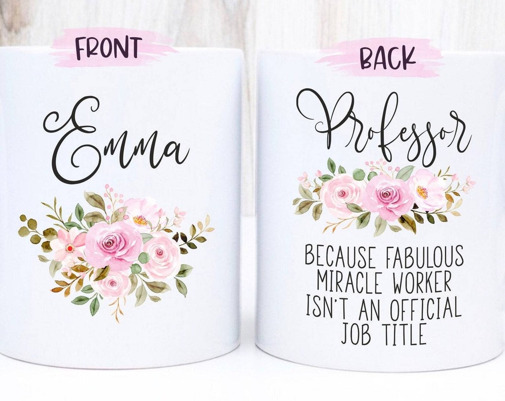 Professor Mug Custom Professor Gift Professor Appreciation Gift Professor