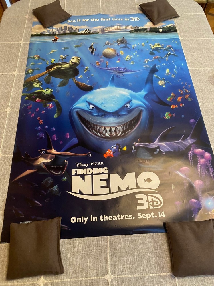 Finding Nemo 3D 40” by 27” 2012 Double Sided Movie Poster #97 Disney Pixar