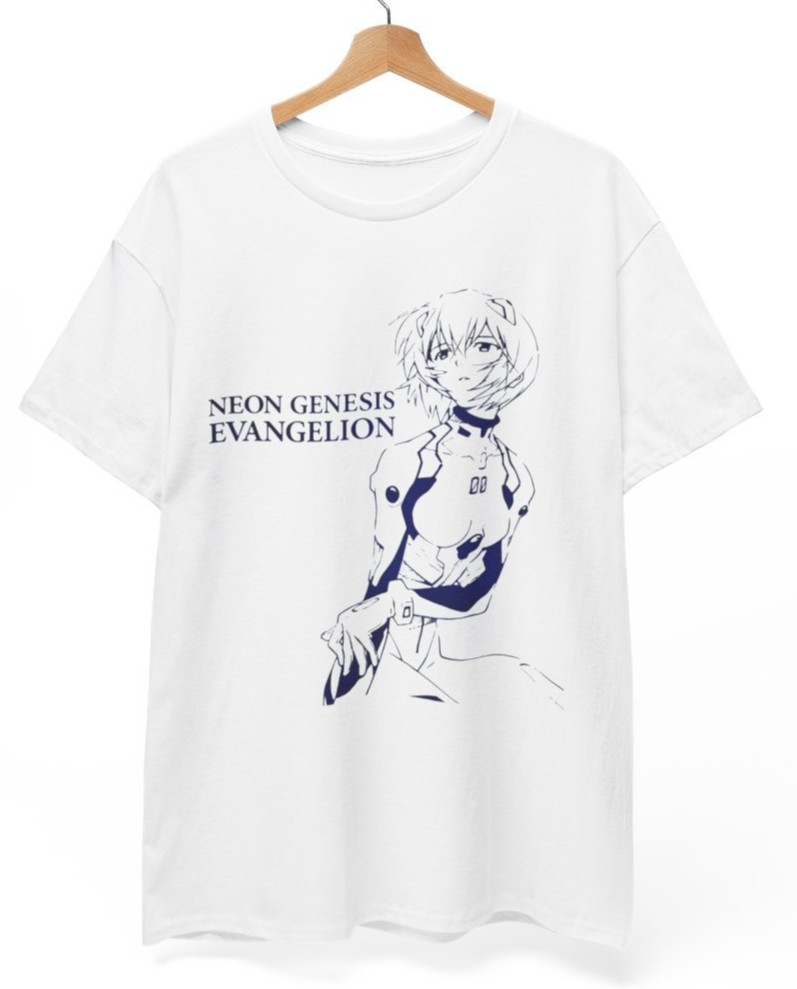 First Child T-Shirt Neon Genesis Evangelion Rei Ayanami Anime Unisex Tee