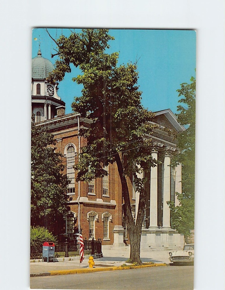 Postcard Warren County Courthouse Bowling Green Kentucky USA