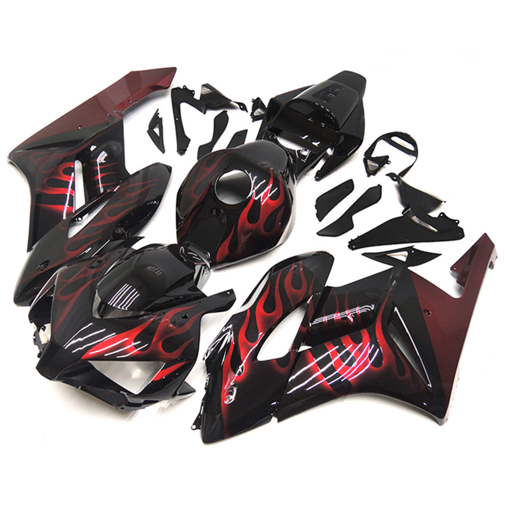 Red Black ABS Bodywork For Honda CBR1000RR 2004 2005 04 05 Injection Fairings