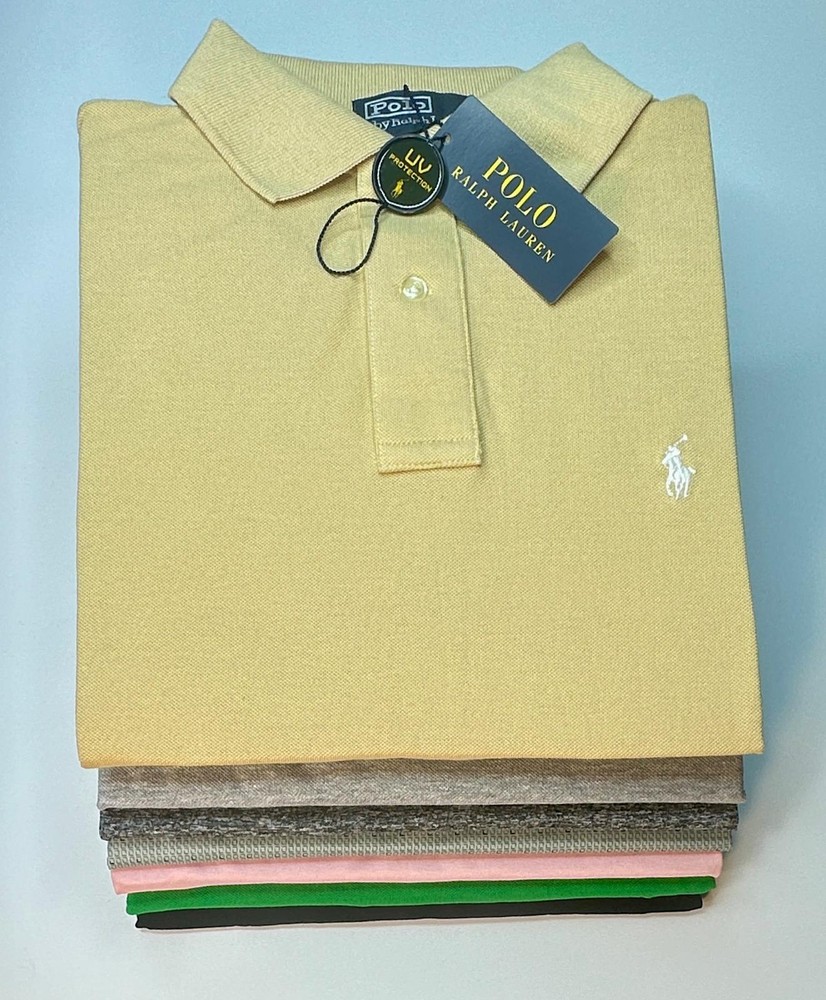 Polo Ralph Lauren Men Custom Slim Fit 100% Cotton Short Sleeve Free Shipping