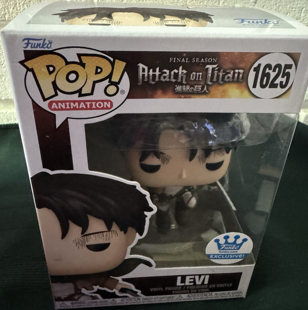 Funko Pop! Animation Attack on Titan Final Season Levi #1625 Vinyl Exclusive