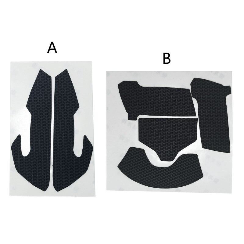 Elastic Skin Grip Stickers for Mouse Side Enhanced Comfort and Precision