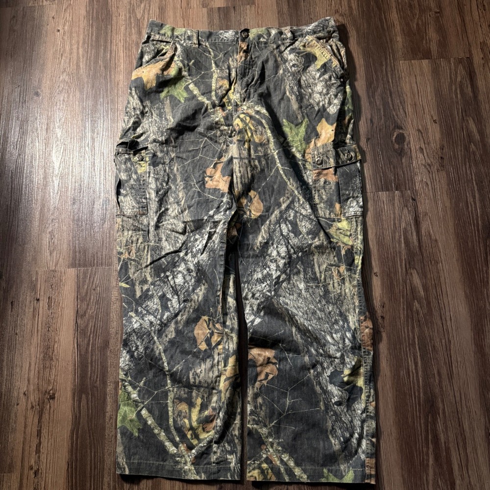 Mossy Oak Camo Cargo Pants Mens XL Hunting Outdoors Camouflage Casual